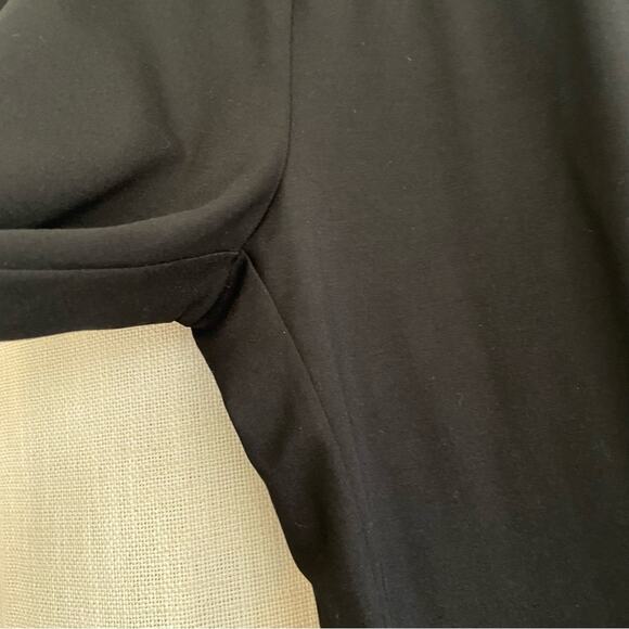 Oska Black Pull On Pants Straight Leg High Rise Trousers Size 1 (US 6/8) - Picture 4 of 11